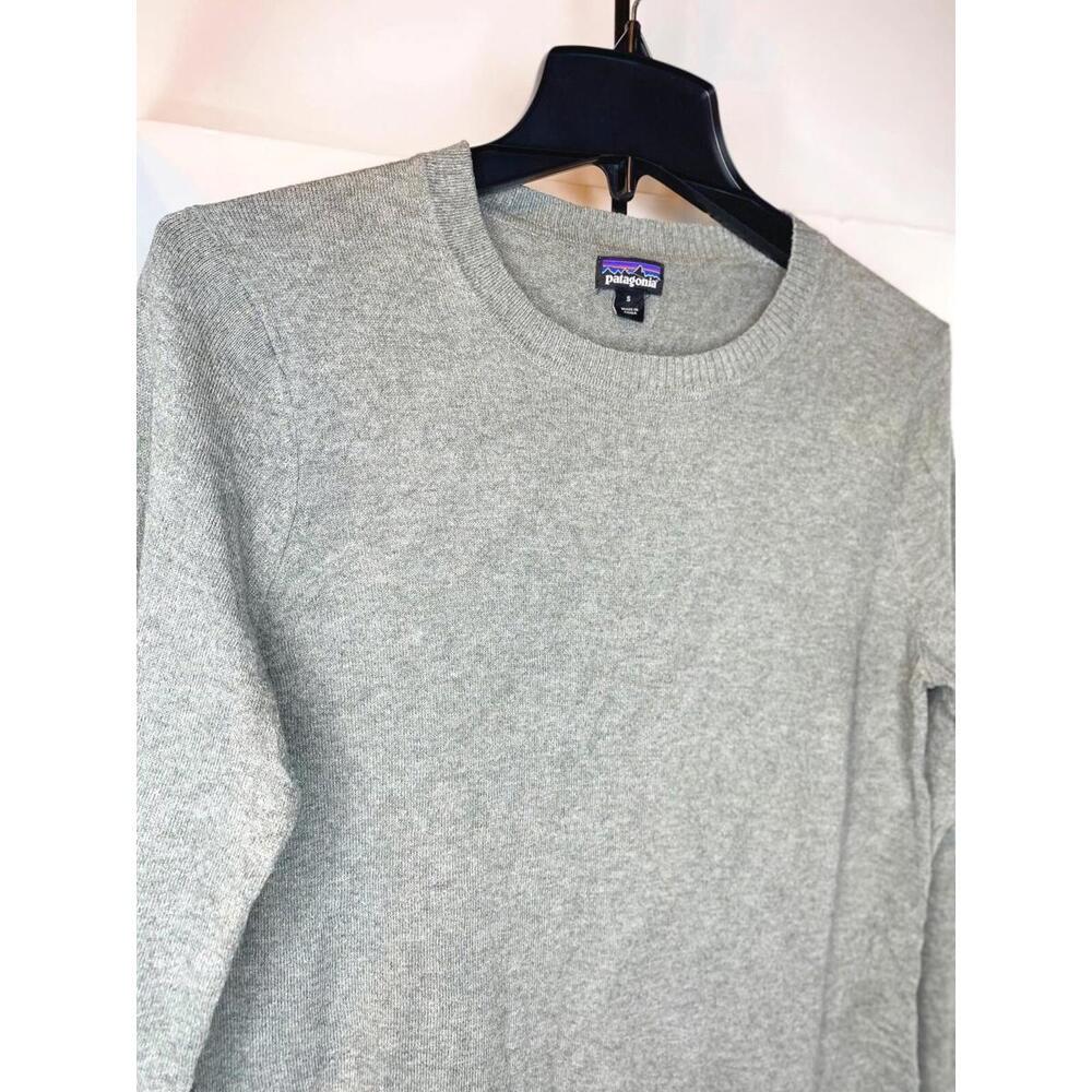 Patagonia Worn Wear Sweater Grey Organic Cotton, Woman’s, Size Small - Picture 5 of 11